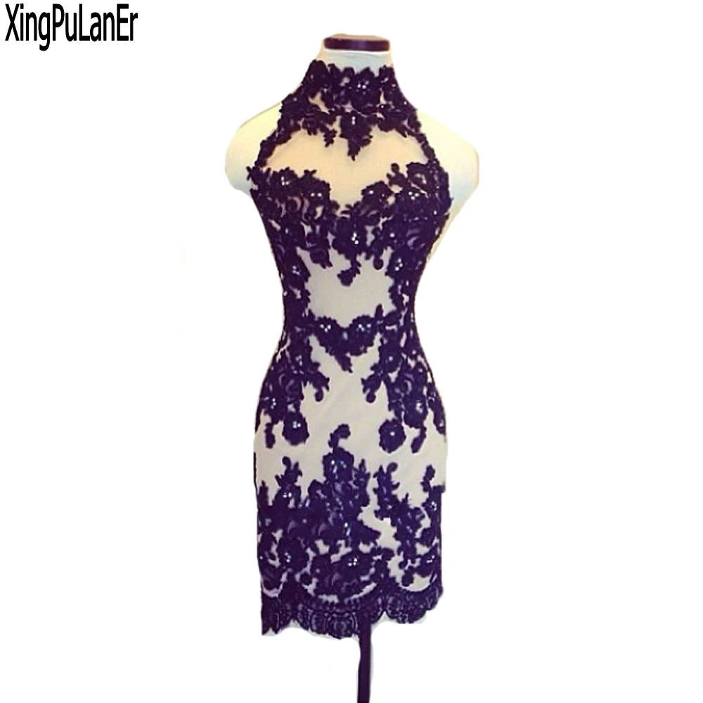 Spring Summer vestidos de fiesta High Neck Keyhole Back Lace Appliques Short Sleeve Girls Women Evening Dresses
Spring Summer vestidos de fiesta High Neck Keyhole Back Lace Appliques Short Sleeve Girls Women Evening Dresses