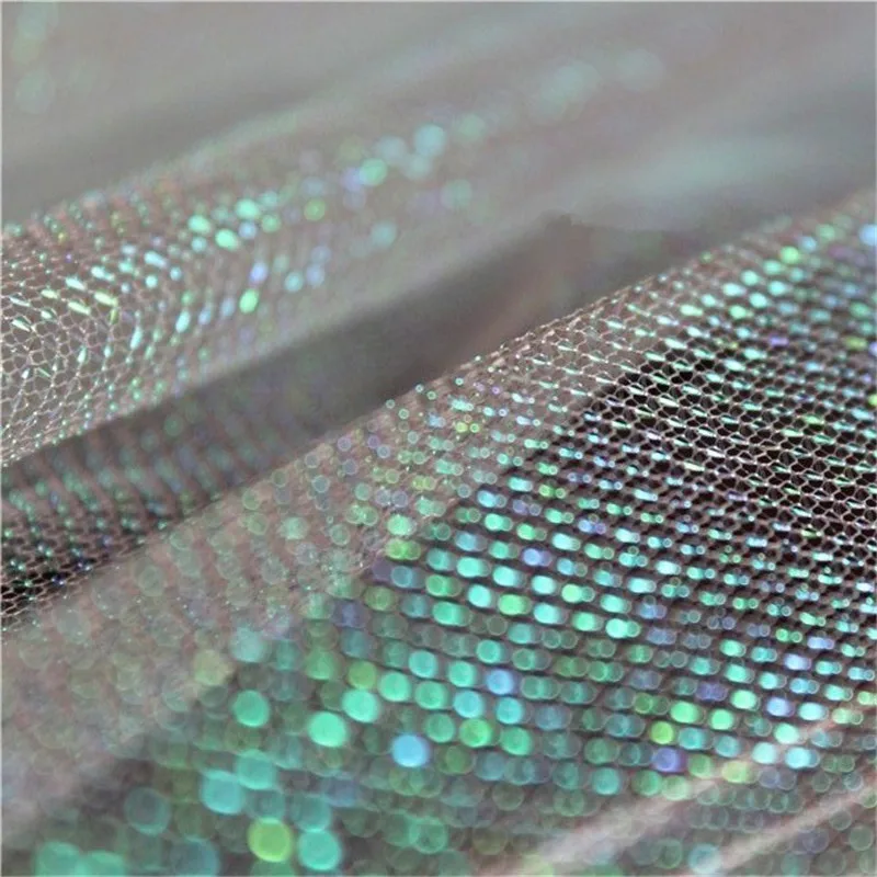 Lace36 100*150cm The New Discoloration Iridescence Gauze Laser Fabric Wedding Veil Mesh Fabric Lace Dress Clothes The Curtain
Lace36 100*150cm The New Discoloration Iridescence Gauze Laser Fabric Wedding Veil Mesh Fabric Lace Dress Clothes The Curtain