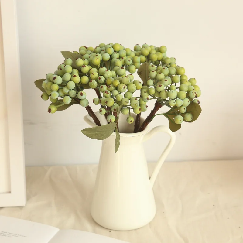 PE Foam Flower cherry branches Berry Green Fruit plant Berries ArtificialSimulation Olives Home Christmas Decorative Wedding
PE Foam Flower cherry branches Berry Green Fruit plant Berries ArtificialSimulation Olives Home Christmas Decorative Wedding
