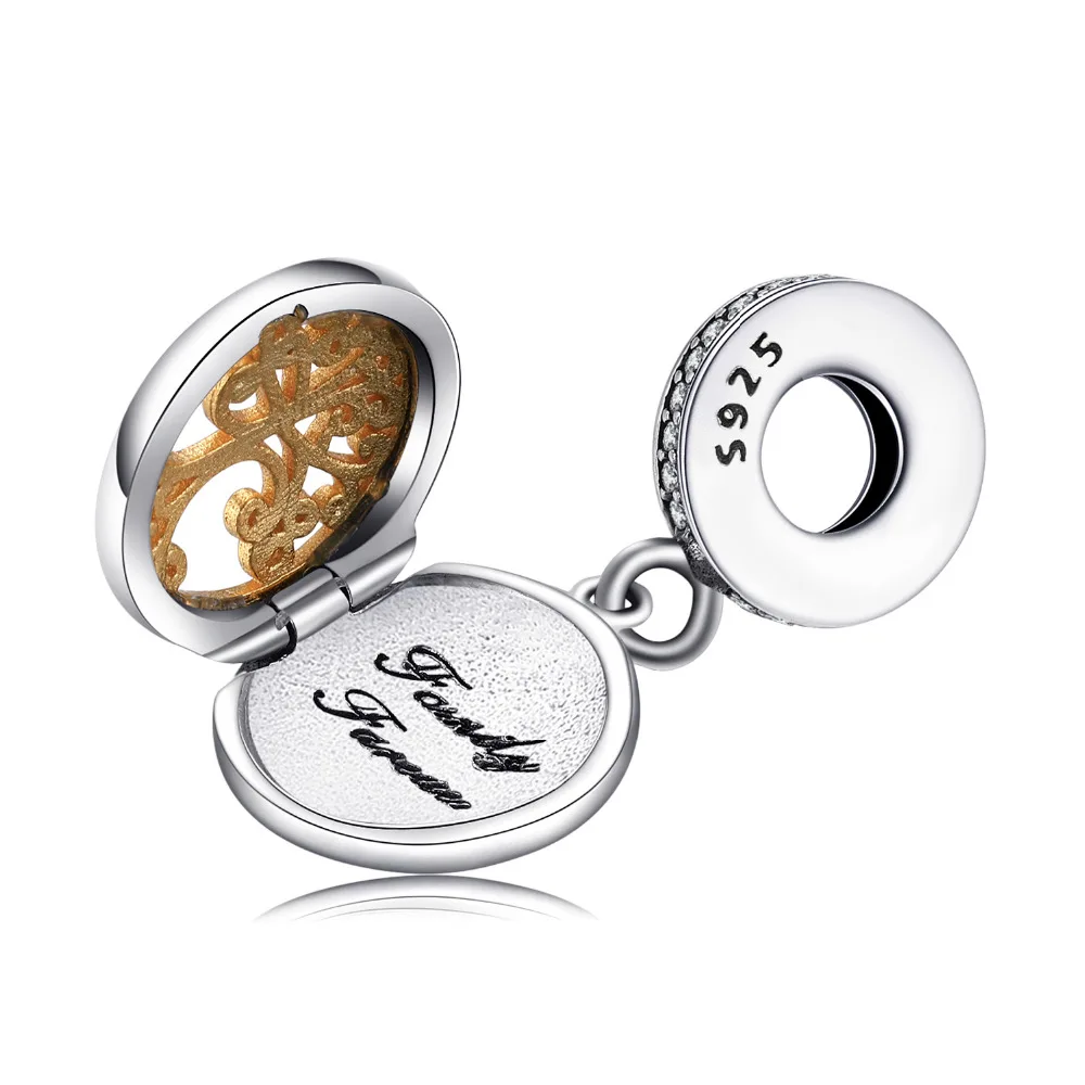Jewelrypalace фоторамка Подвеска Шарм Браслеты 925 пробы серебро подарки для Для женщин