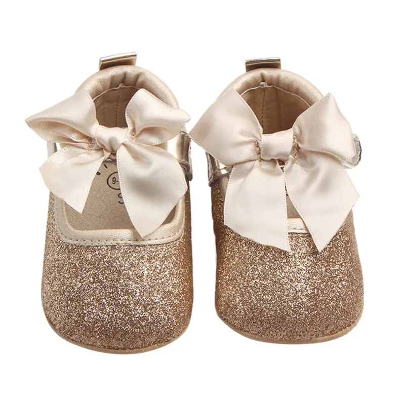 Baby Girls Butterfly-knot First Walking Infant Girls Princess Shoes Soft Sole First Walkers Bling Bling Sliver Gold Baby Shoes
Baby Girls Butterfly-knot First Walking Infant Girls Princess Shoes Soft Sole First Walkers Bling Bling Sliver Gold Baby Shoes