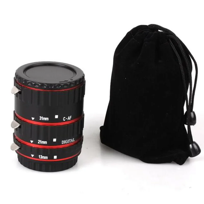 Extension Tube Ring Auto Focus af confirm Metal Mount Macro ring for Canon EF-S Lens T5i T4i T3i T2i 100D 500d 60D 70D 550D Red
Extension Tube Ring Auto Focus af confirm Metal Mount Macro ring for Canon EF-S Lens T5i T4i T3i T2i 100D 500d 60D 70D 550D Red
