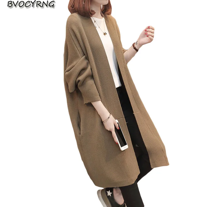 2019 New Hot Spring Autumn Women Loose Sweaters Long Sleeve Cardigan Jacket Plus Size High-end Female Long Knit Coat A0108
2019 New Hot Spring Autumn Women Loose Sweaters Long Sleeve Cardigan Jacket Plus Size High-end Female Long Knit Coat A0108