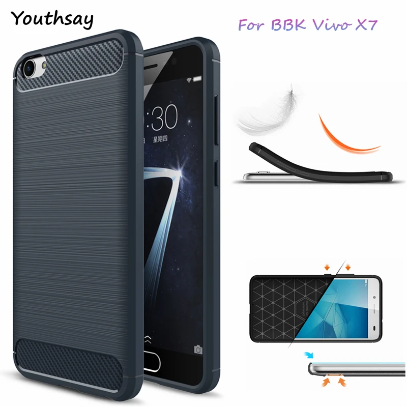 Youthsay For Fundas BBK Vivo X7 Case JZ1 Soft TPU Carbon Fiber Case For BBK Vivo X7 Phone Cover For Case Vivo X7 Coque 5.2 inch
Youthsay For Fundas BBK Vivo X7 Case JZ1 Soft TPU Carbon Fiber Case For BBK Vivo X7 Phone Cover For Case Vivo X7 Coque 5.2 inch