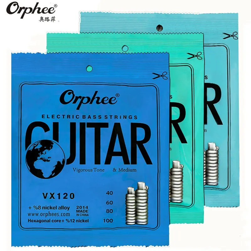 Orphee VX120/130/140 электрические басовые струны из никелевого сплава, энергичные тонизирующие Струны для гитары
Orphee VX120/130/140 электрические басовые струны из никелевого сплава, энергичные тонизирующие Струны для гитары