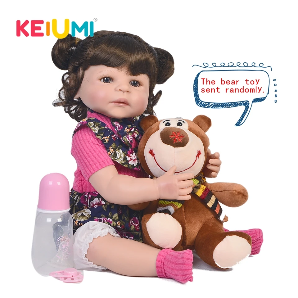 KEIUMI 22 дюймов прекрасный Reborn для маленьких девочек Полный силиконовый корпус Reborn реалистичные дети Playmate детские игрушки для девочек рождественские подарки
KEIUMI 22 дюймов прекрасный Reborn для маленьких девочек Полный силиконовый корпус Reborn реалистичные дети Playmate детские игрушки для девочек рождественские подарки