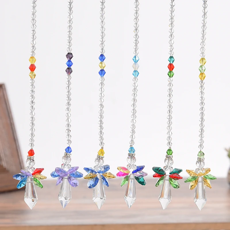 6PCS Angel Crystal Suncatcher Pendant Handmade Angels Pendant Rainbow Maker Home Window Hanging Decor
6PCS Angel Crystal Suncatcher Pendant Handmade Angels Pendant Rainbow Maker Home Window Hanging Decor