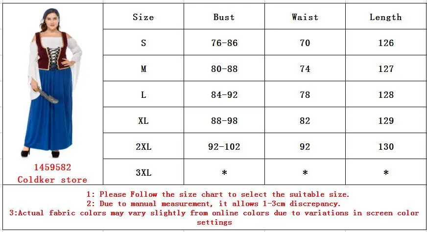 XXL Blue scarf pirate costumes Woman Dress Halloween costume for Adult Pirate Costume Dress
XXL Blue scarf pirate costumes Woman Dress Halloween costume for Adult Pirate Costume Dress