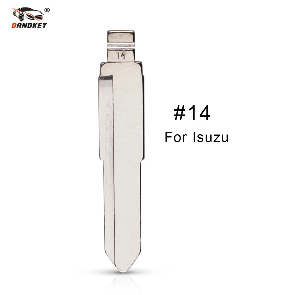 Dandkey 10pcs/lot Metal Blank Uncut Flip KD Remote Key Blade Type #14 For Isuzu /Hainan Mazda Replacement Car Key Blade
Dandkey 10pcs/lot Metal Blank Uncut Flip KD Remote Key Blade Type #14 For Isuzu /Hainan Mazda Replacement Car Key Blade