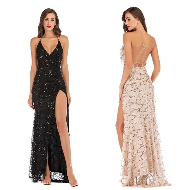 2020 summer sexy dress fashion high-end dresses sequins Europe tassels high fork strap dress V-neck irregular long dress V5
2020 summer sexy dress fashion high-end dresses sequins Europe tassels high fork strap dress V-neck irregular long dress V5