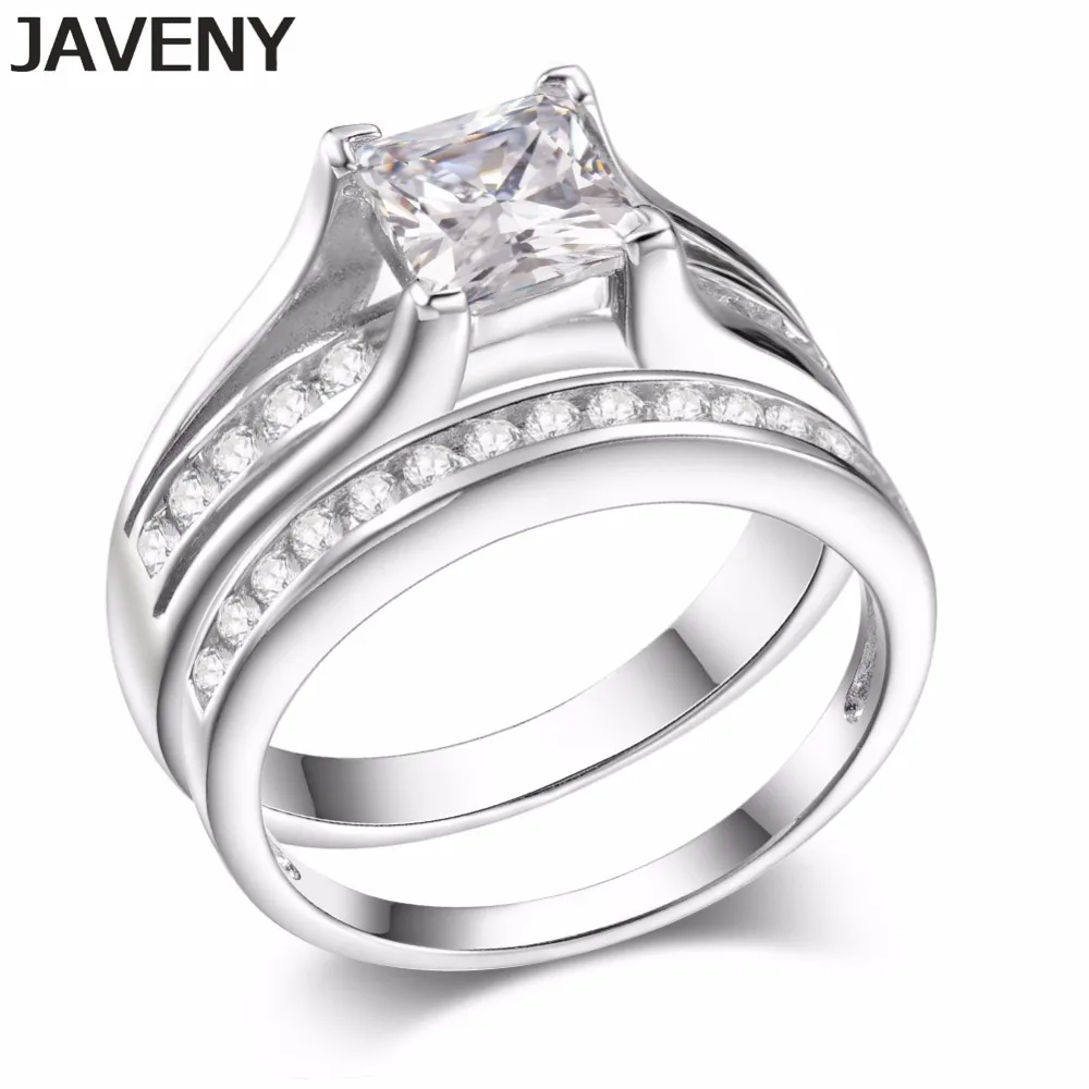 925 Sterling Silver Princess CZ Cubic Zirconia Ladies Womens Girls Engagement Bridal Wedding Rings Sets Mothers Birthday Gifts
925 Sterling Silver Princess CZ Cubic Zirconia Ladies Womens Girls Engagement Bridal Wedding Rings Sets Mothers Birthday Gifts