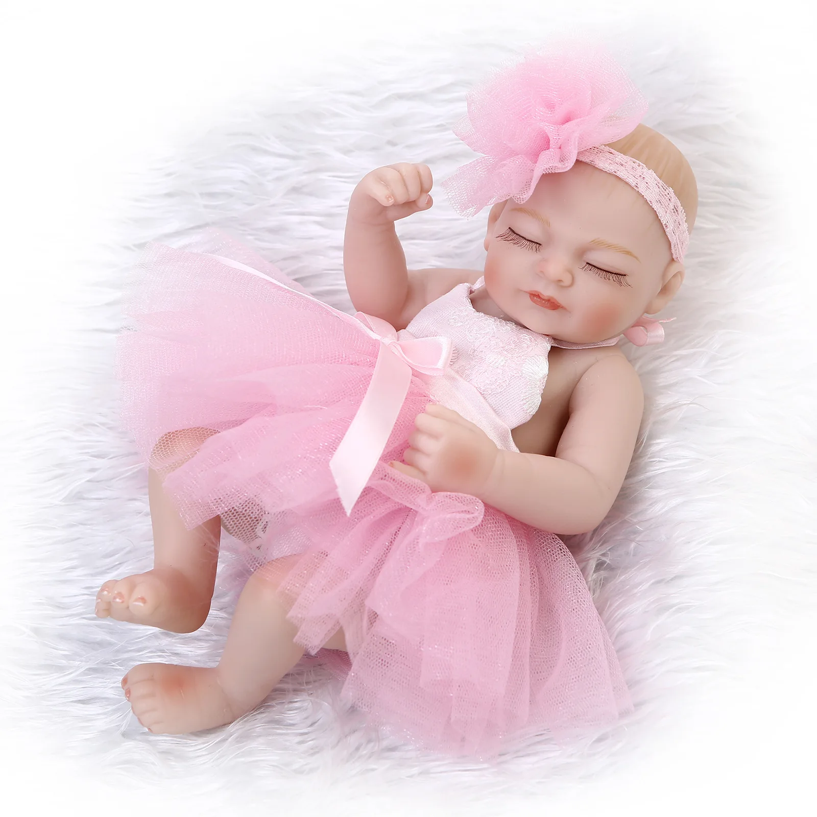 bebe reborn mini Full Vinyl Lifelike Infant Educational Beautiful Bath Toys Kids Playmate Cute Bebe Reborn Baby Doll
bebe reborn mini Full Vinyl Lifelike Infant Educational Beautiful Bath Toys Kids Playmate Cute Bebe Reborn Baby Doll