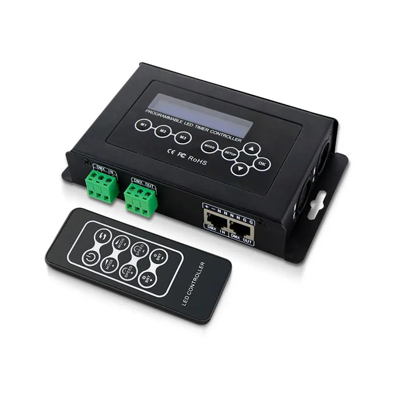 ЖК-экран DMX512/1990, выходной сигнал DMX512 Mastaer, программируемый светодиодный таймер с радиочастотным беспроводным пультом дистанционного управл...
ЖК-экран DMX512/1990, выходной сигнал DMX512 Mastaer, программируемый светодиодный таймер с радиочастотным беспроводным пультом дистанционного управл...