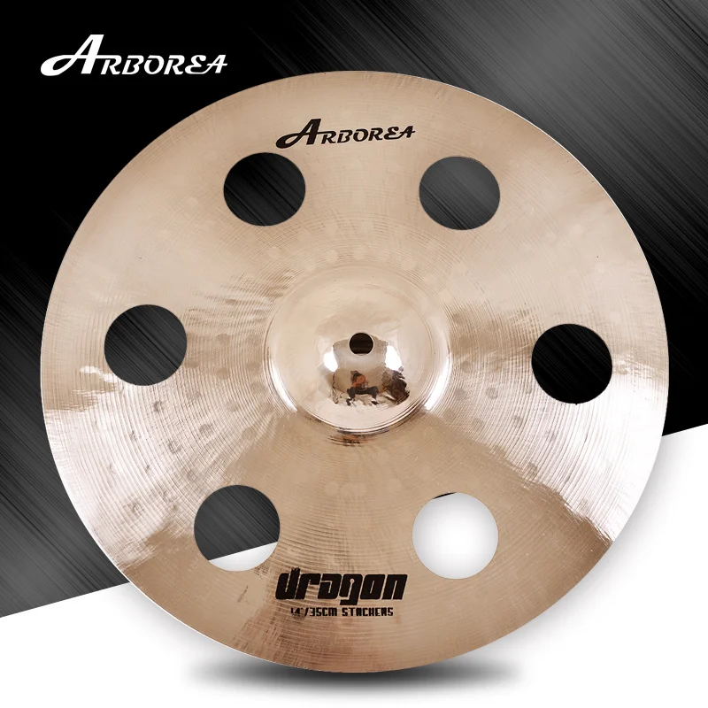 Фото Arborea Cymbals Dragon Series B20 14 ''озоновые эффекты штабелер 100% ручная работа для поп и