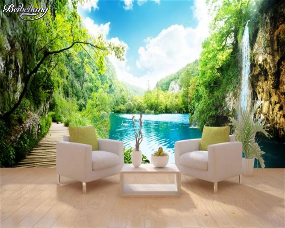 Beibehang Custom Wallpaper Deluxe Large Falls View Panorama wallpapers for living room wall papers home decor papel de parede
Beibehang Custom Wallpaper Deluxe Large Falls View Panorama wallpapers for living room wall papers home decor papel de parede