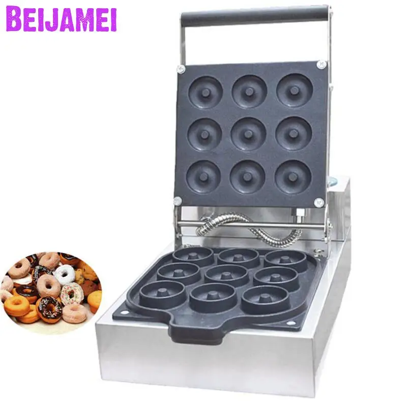 BEIJAMEI hot selling mini doughnut maker machine commercial electric donut waffle making machine price
BEIJAMEI hot selling mini doughnut maker machine commercial electric donut waffle making machine price