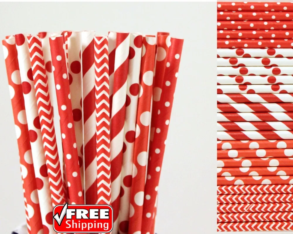 250pcs Mixed 5 Designs Red Themed Paper Straws-Dot,Chevron,Striped Valentines Day Christmas Party Wedding Disposable Drinking
250pcs Mixed 5 Designs Red Themed Paper Straws-Dot,Chevron,Striped Valentines Day Christmas Party Wedding Disposable Drinking
