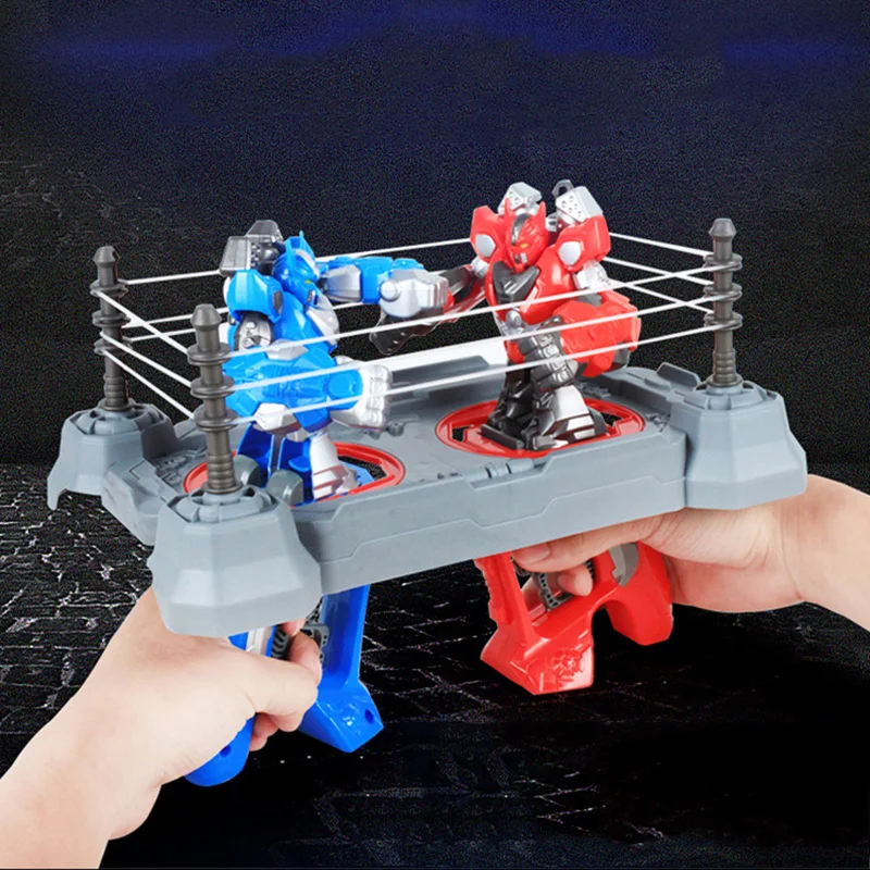 

Double Player RC Battle Boxing Arena Robot Finger Remote-control Battle Combat Robot Fighting Field Parent-child Interactive Toy
