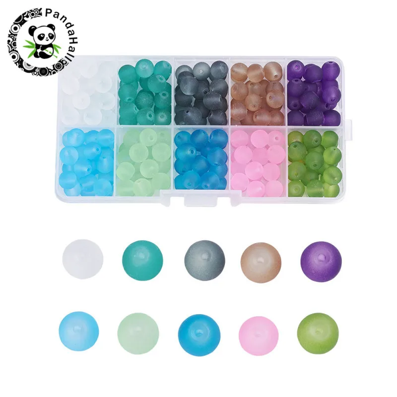 1 Box 4mm 6mm 8mm 10mm Frosted Bead Round Glass Loose Bead for Jewelry Making Fit DIY Bracelet
1 Box 4mm 6mm 8mm 10mm Frosted Bead Round Glass Loose Bead for Jewelry Making Fit DIY Bracelet