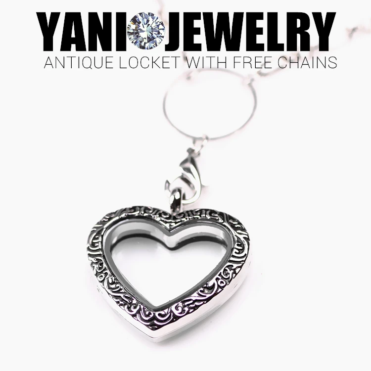 10pcs/lot Vintage Heart Floating Locket Pendant Necklace Glass Living Floating Locket Chain Necklaces Jewelry Wholesale
10pcs/lot Vintage Heart Floating Locket Pendant Necklace Glass Living Floating Locket Chain Necklaces Jewelry Wholesale