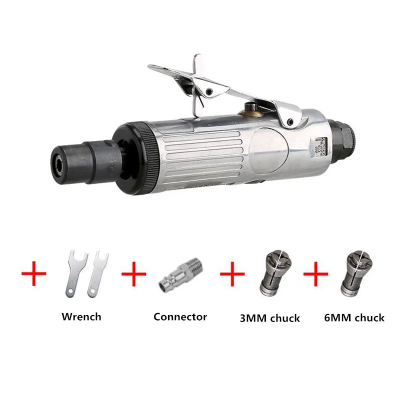 WG-201 Air Die Grinder Pneumatic Grinding Machine Wind Mill Tyre Repair Tool 25000RPM 2.8CFM 90psi Y
WG-201 Air Die Grinder Pneumatic Grinding Machine Wind Mill Tyre Repair Tool 25000RPM 2.8CFM 90psi Y