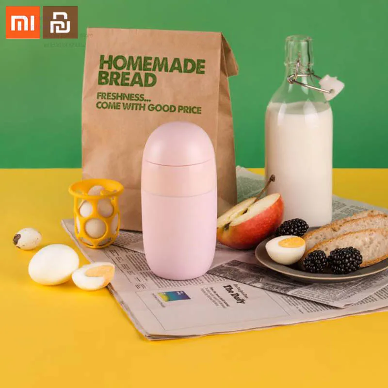 Бутылка для воды Xiaomi mijia egg для завтрака, вакуумная изоляция, интеллектуальный питательный термос для каши от xiaomi, отличный портативный
Бутылка для воды Xiaomi mijia egg для завтрака, вакуумная изоляция, интеллектуальный питательный термос для каши от xiaomi, отличный портативный