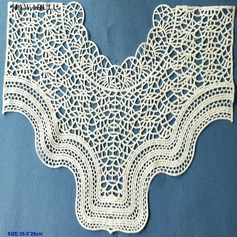 50pcs 35.5*28cm DIY wholesale Collar lace fabric Fancy garments embroidered water soluble flowers lace bedding underwear women's
50pcs 35.5*28cm DIY wholesale Collar lace fabric Fancy garments embroidered water soluble flowers lace bedding underwear women's
