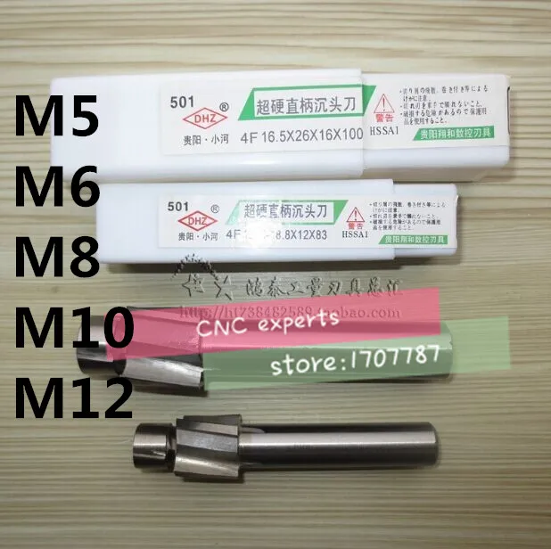 Free Shipping 5pcs 4 Flute AL HSS Counterbore End Mill M5 M6 M8 M10 M12 metric Endmill/sink holes drilling head milling cutter
Free Shipping 5pcs 4 Flute AL HSS Counterbore End Mill M5 M6 M8 M10 M12 metric Endmill/sink holes drilling head milling cutter