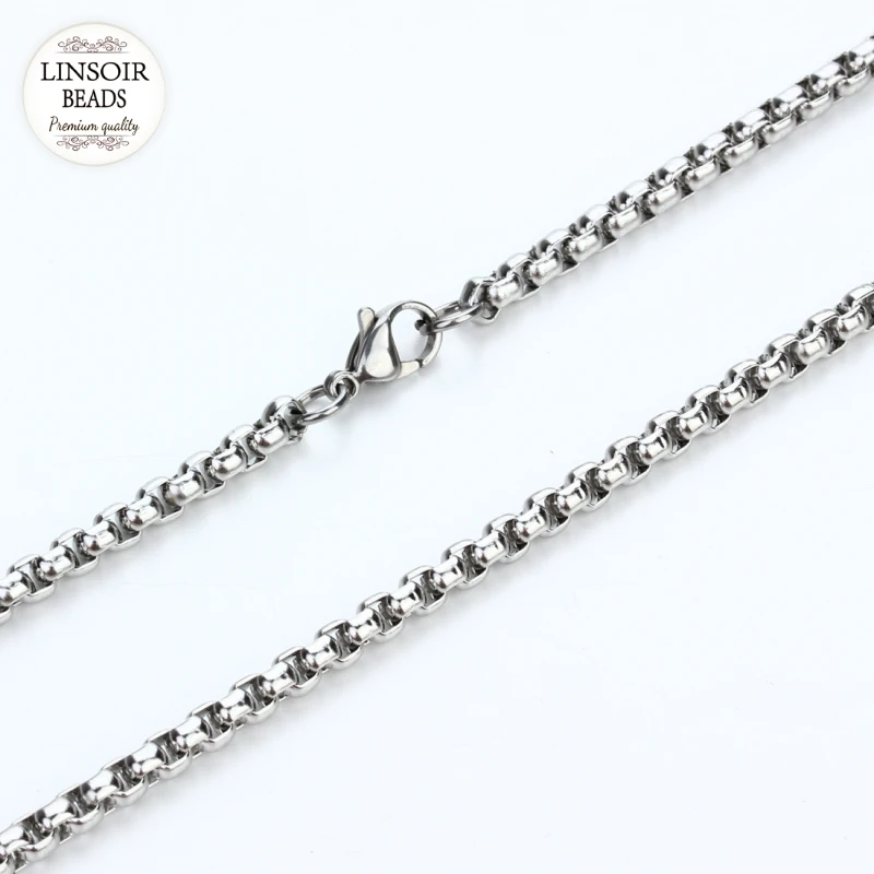 LINSOIR 1Pcs/lot Men Jewerly Width 7mm Links Chain Fashion Necklace Stainless Steel For Diy Jewelry Making
LINSOIR 1Pcs/lot Men Jewerly Width 7mm Links Chain Fashion Necklace Stainless Steel For Diy Jewelry Making