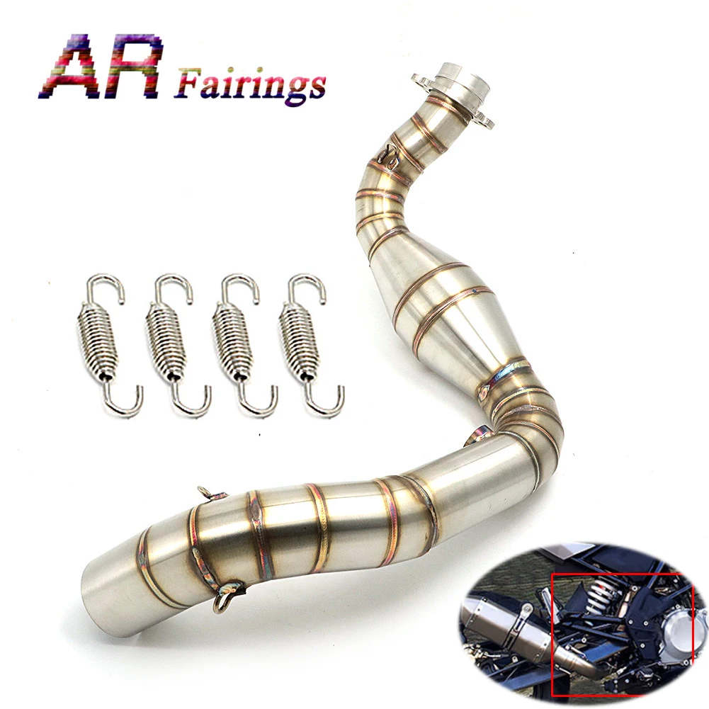 2017 2018 For BMW G310GS G310R Motorcycle 51mm Exhaust Slip On Muffler Middle Link Pipe W/ Springs Stainless Steel
2017 2018 For BMW G310GS G310R Motorcycle 51mm Exhaust Slip On Muffler Middle Link Pipe W/ Springs Stainless Steel