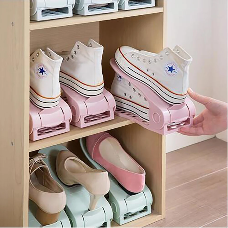 5 PCS Adjustable Double Layer Shoe Organizer Rack Closet Space Save Shoe Cleaning Plastic Hanger Shelf
5 PCS Adjustable Double Layer Shoe Organizer Rack Closet Space Save Shoe Cleaning Plastic Hanger Shelf