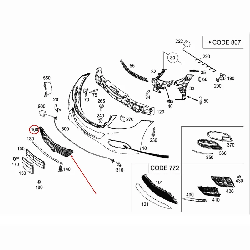 Front bumper ventilation net Suitable for S grade S400mer ced es-be nz2014 Front bumper Front bumper grille Front bumper cover
Front bumper ventilation net Suitable for S grade S400mer ced es-be nz2014 Front bumper Front bumper grille Front bumper cover