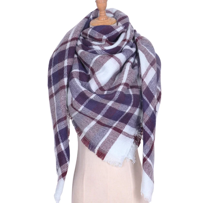 Winter New Arrival Cashmere Scarf Women Plaid Square Neckerchief Luxury Brand Shawls and Wraps Fashionable Foulard Dropshipping
Winter New Arrival Cashmere Scarf Women Plaid Square Neckerchief Luxury Brand Shawls and Wraps Fashionable Foulard Dropshipping
