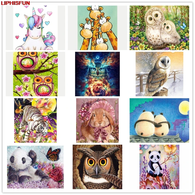 5D Full Drill Diy Diamond Painting Cross Stitch Resin Square/round Diamond Embroidery Decoratio cartoon animal owl panda tiger
5D Full Drill Diy Diamond Painting Cross Stitch Resin Square/round Diamond Embroidery Decoratio cartoon animal owl panda tiger