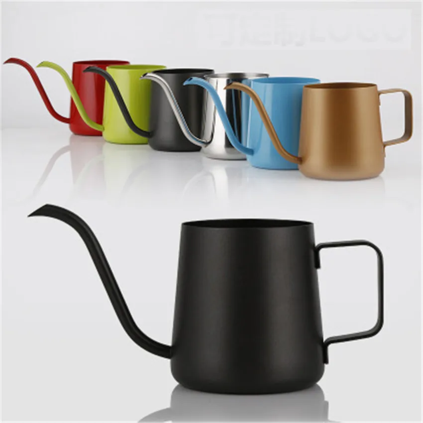 350ML Stainless Steel Espresso Gooseneck Kettle Drip Coffee Pot Long Spout Hand Pour Over Kettle Cup Teapot Coffee Tool
350ML Stainless Steel Espresso Gooseneck Kettle Drip Coffee Pot Long Spout Hand Pour Over Kettle Cup Teapot Coffee Tool