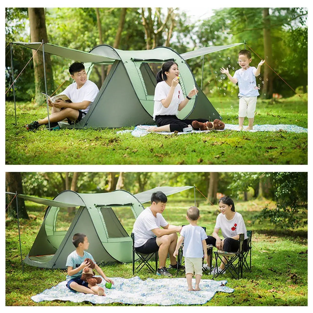 Automatic Camping Tent Easy Setup Tent Family Portable Outdoor Hiking Beach Tent Sun Protection Shelter 5-8 Person Waterproof
Automatic Camping Tent Easy Setup Tent Family Portable Outdoor Hiking Beach Tent Sun Protection Shelter 5-8 Person Waterproof