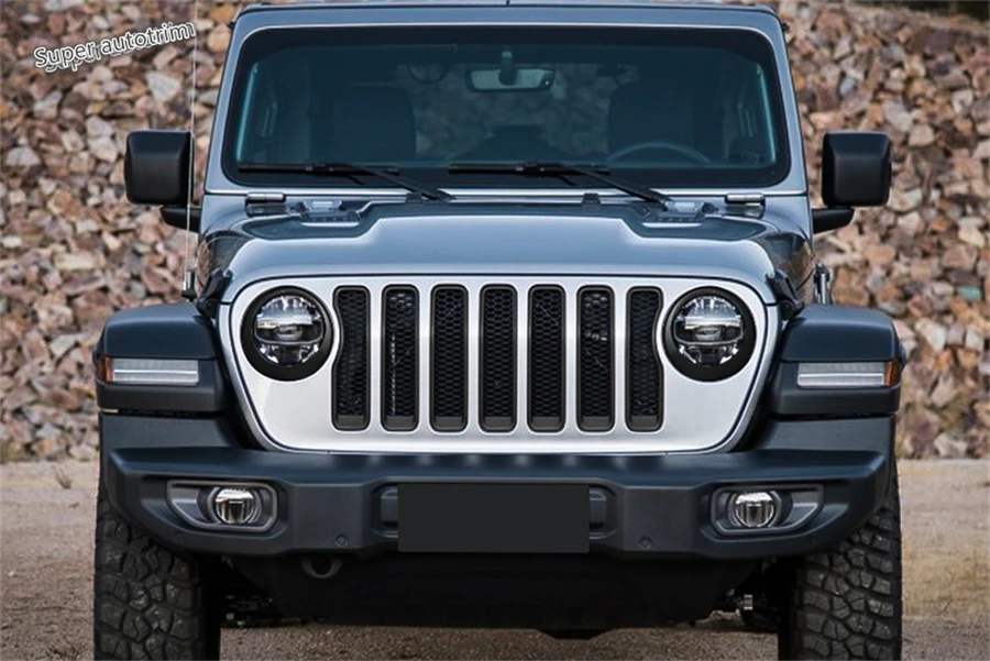 Lapetus Front Grille Grill + Front Head Lights Lamp Ring Cover Accessories Exterior Kit ABS Fit For Jeep Wrangler JL 2018 - 2022
Lapetus Front Grille Grill + Front Head Lights Lamp Ring Cover Accessories Exterior Kit ABS Fit For Jeep Wrangler JL 2018 - 2022