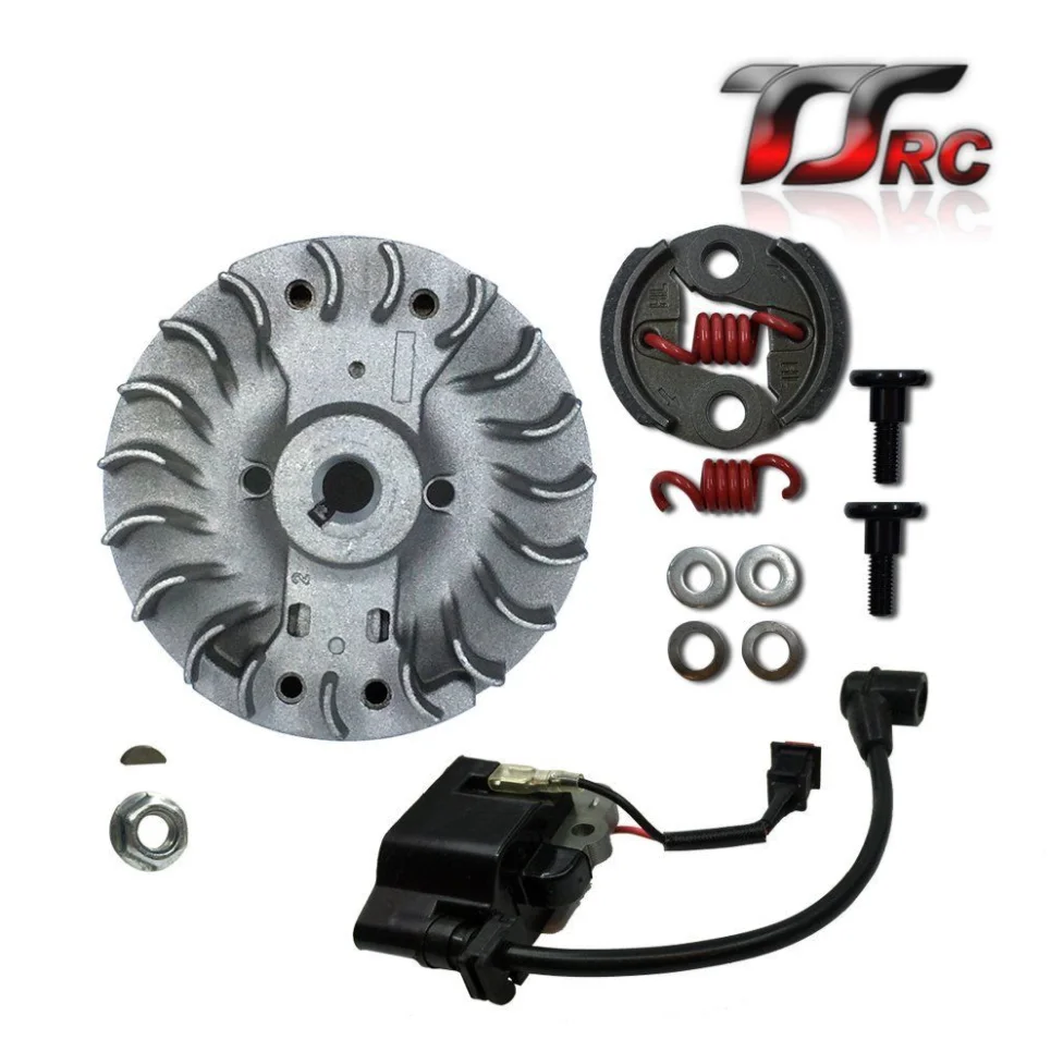Flywheel and lgnition coil and clutch set for 1/5 HPI Baja 5B 5T 5SC rc car parts fit 23cc 26cc 29cc 30.5cc 32cc 35cc 45cc
Flywheel and lgnition coil and clutch set for 1/5 HPI Baja 5B 5T 5SC rc car parts fit 23cc 26cc 29cc 30.5cc 32cc 35cc 45cc