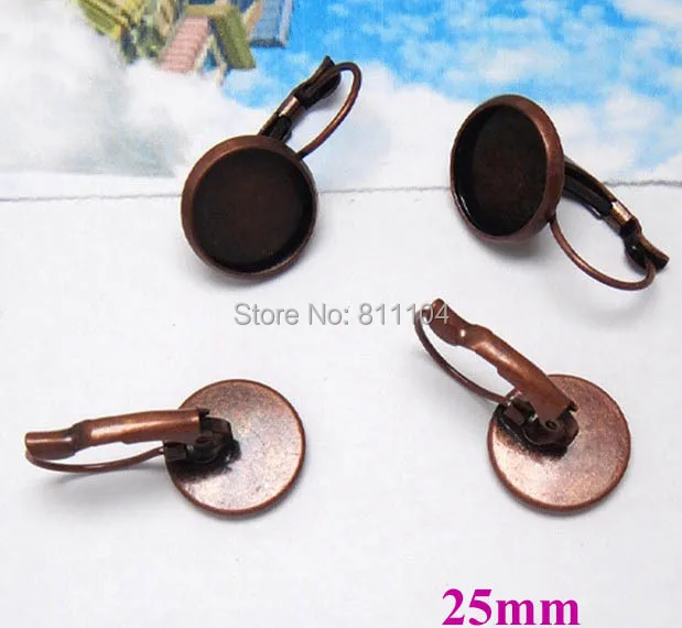 25mm Antique copper Plated Round Bases Bezel Cups Bases French Style Clip Hook Cabochon Settings Earrings Blank Wholesale
25mm Antique copper Plated Round Bases Bezel Cups Bases French Style Clip Hook Cabochon Settings Earrings Blank Wholesale