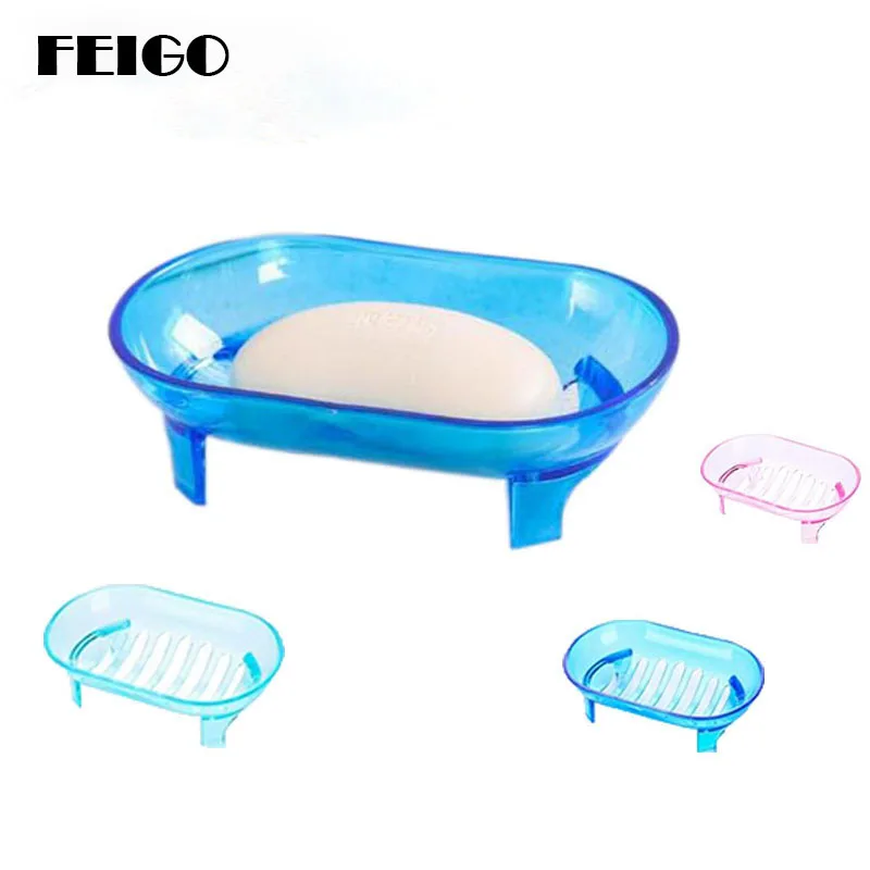 FEIGO Big Size High Quality Soap Dish Transparent Bathroom Accessories Soap Dishes Box Holder Container Drain Hole Soap Case F42
FEIGO Big Size High Quality Soap Dish Transparent Bathroom Accessories Soap Dishes Box Holder Container Drain Hole Soap Case F42