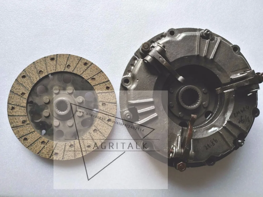 Clutch assembly (disc is 25splines 240 in diame/16splines 240mm in diameter ) for Shandong Taishan KM454 tractor, part number:
Clutch assembly (disc is 25splines 240 in diame/16splines 240mm in diameter ) for Shandong Taishan KM454 tractor, part number: