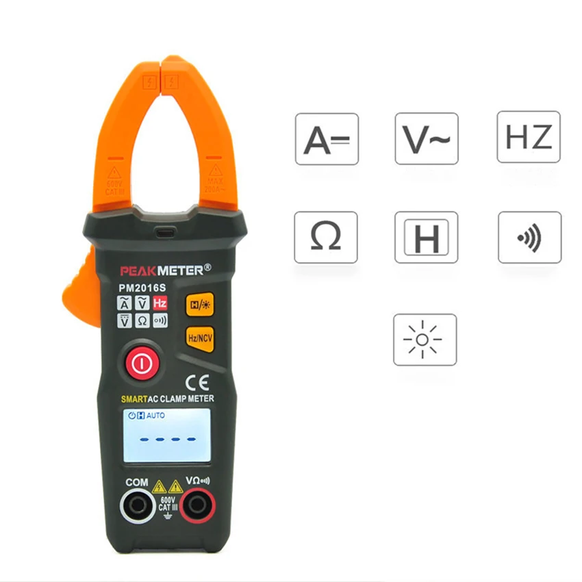 Professional Multimeter AC Current Voltage Resistance Measuring Tester 600V 200A 40-1000Hz Intelligent Digital Clamp Meter
Professional Multimeter AC Current Voltage Resistance Measuring Tester 600V 200A 40-1000Hz Intelligent Digital Clamp Meter