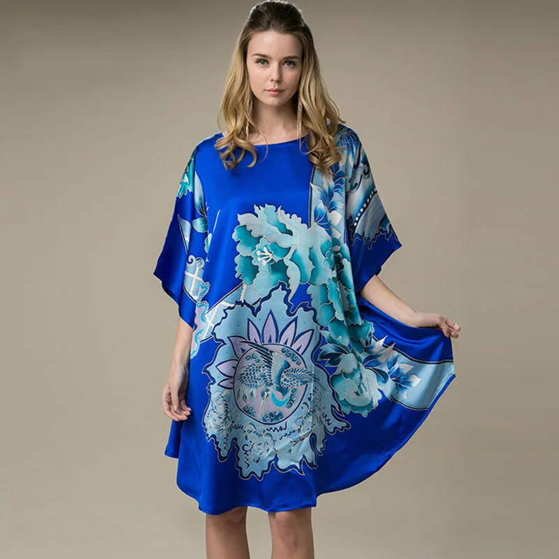Silk Satin Dress 100% Natural Mulberry Silk Women Dresses Plus Size Home Dress Handmade Painting Dress Factory Direct Wholesale
Silk Satin Dress 100% Natural Mulberry Silk Women Dresses Plus Size Home Dress Handmade Painting Dress Factory Direct Wholesale