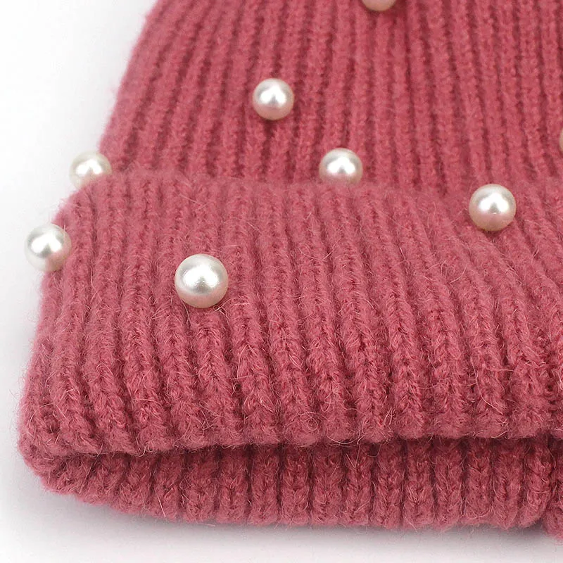 Winter Hat Beanies Fox Fur Pompom Wool Pearl Knitted Hat The Female Of The Mink Caps Hats For Women Girl 'S Keep Warm Cap
Winter Hat Beanies Fox Fur Pompom Wool Pearl Knitted Hat The Female Of The Mink Caps Hats For Women Girl 'S Keep Warm Cap