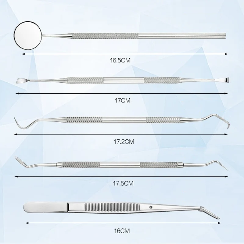Dropshipp 5 Pcs/Set Dentist Tool Stainless Steel Teeth Clean Tweezer Scraper Scaler Mirror Dental Probe Dental Hygiene Oral Care
Dropshipp 5 Pcs/Set Dentist Tool Stainless Steel Teeth Clean Tweezer Scraper Scaler Mirror Dental Probe Dental Hygiene Oral Care