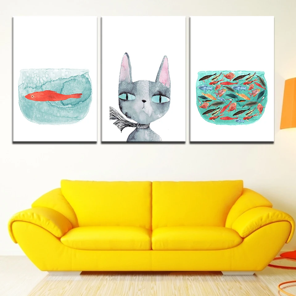 Canvas Painting fish modern minimalist 3 Pieces Wall Art Painting Modular Wallpapers Poster Print for Children's room Home Decor
Canvas Painting fish modern minimalist 3 Pieces Wall Art Painting Modular Wallpapers Poster Print for Children's room Home Decor