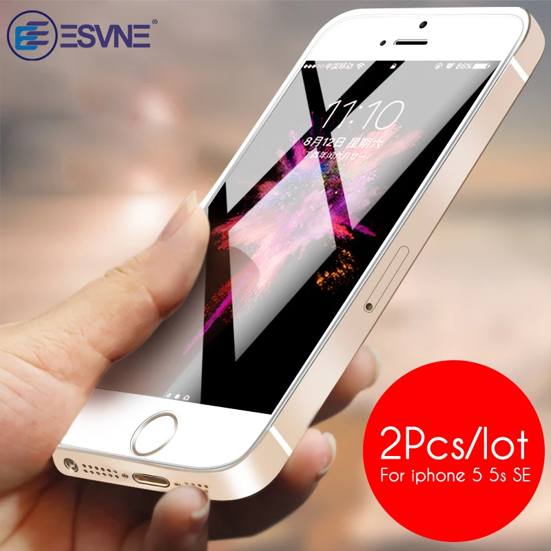 ESVNE (2 pcs/lot)0.26mm 2.5D Protective Glass For iPhone se glass iPhone 5s glass 5 Screen Protector On Tempered Glass Film
ESVNE (2 pcs/lot)0.26mm 2.5D Protective Glass For iPhone se glass iPhone 5s glass 5 Screen Protector On Tempered Glass Film