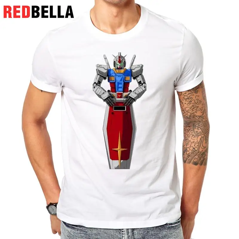 REDBELLA футболка Homme мультфильм Marvel Comics характер Hipster уникальным узором одежда 100%