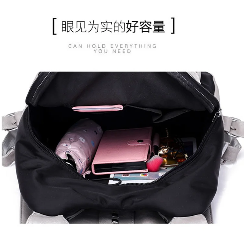 GDZHLBAG модные заклепки Для женщин рюкзак кожа + PU школьная сумка для