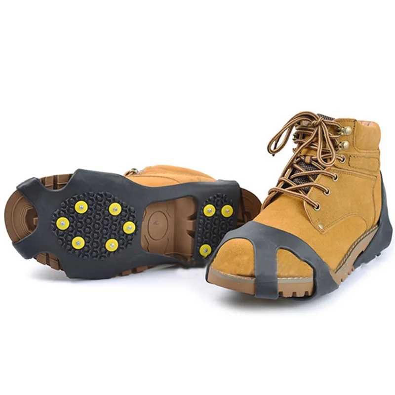 4 Size 10 Studs Anti Slip Shoes Cover Insoles Universal Ice Snow Shoe Spiked Grip Cleats Outdoor Camping Hiking Shoe Accessories
4 Size 10 Studs Anti Slip Shoes Cover Insoles Universal Ice Snow Shoe Spiked Grip Cleats Outdoor Camping Hiking Shoe Accessories